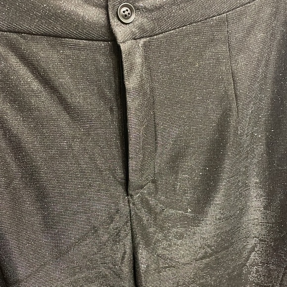 ⭐️SALE⭐️Ladies NEW dressy pants black with bit of shimmer Size S. BNWOT - Picture 3 of 4